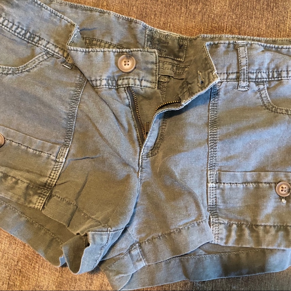 American Eagle Shorts - olive color, size 4